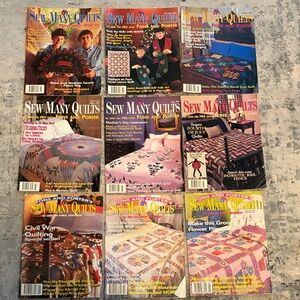 9! Fons & Porters Sew Many Quilts Magazines 1996-1999